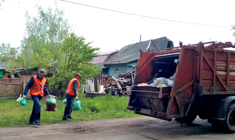 Вывоз мусора из частного дома в Пыти-Яхах в октябре