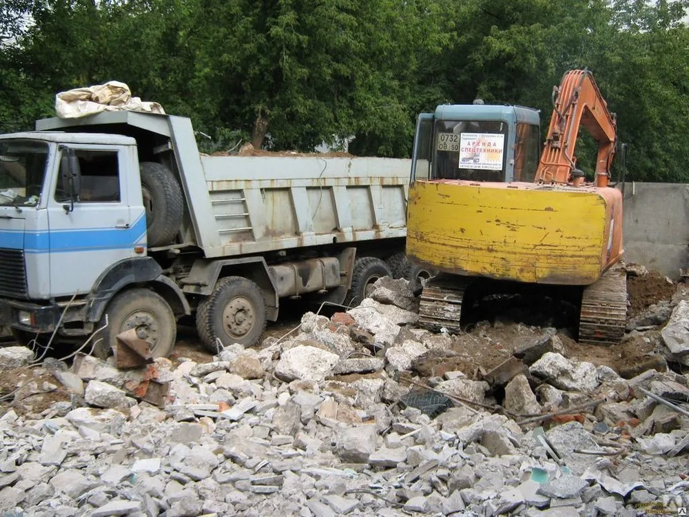 Вывоз бетонного боя и утилизация в Пыти-Яхах в октябре