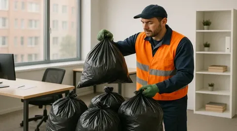 Уборка и вывоз мусора после мероприятий в Пыти-Яхах в октябре